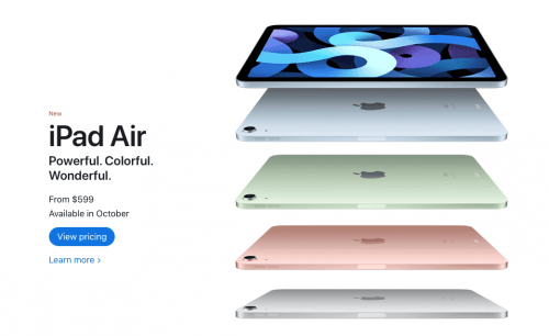 Новый iPad Air от Apple за 599 долларов - отличный звук, но есть загвоздка